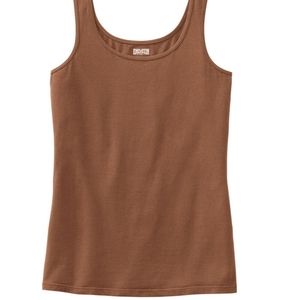 Duluth trading Co. No Yank tank top in cocoa bean